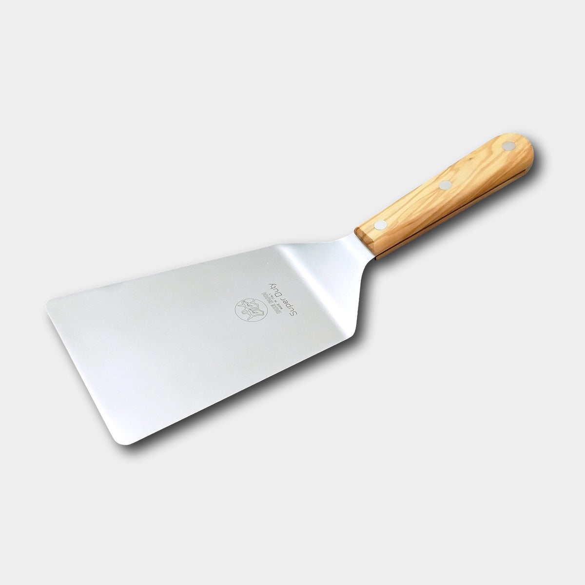 Super Duty Wide Offset Spatula Olive Wood Handle DUE BUOI Due