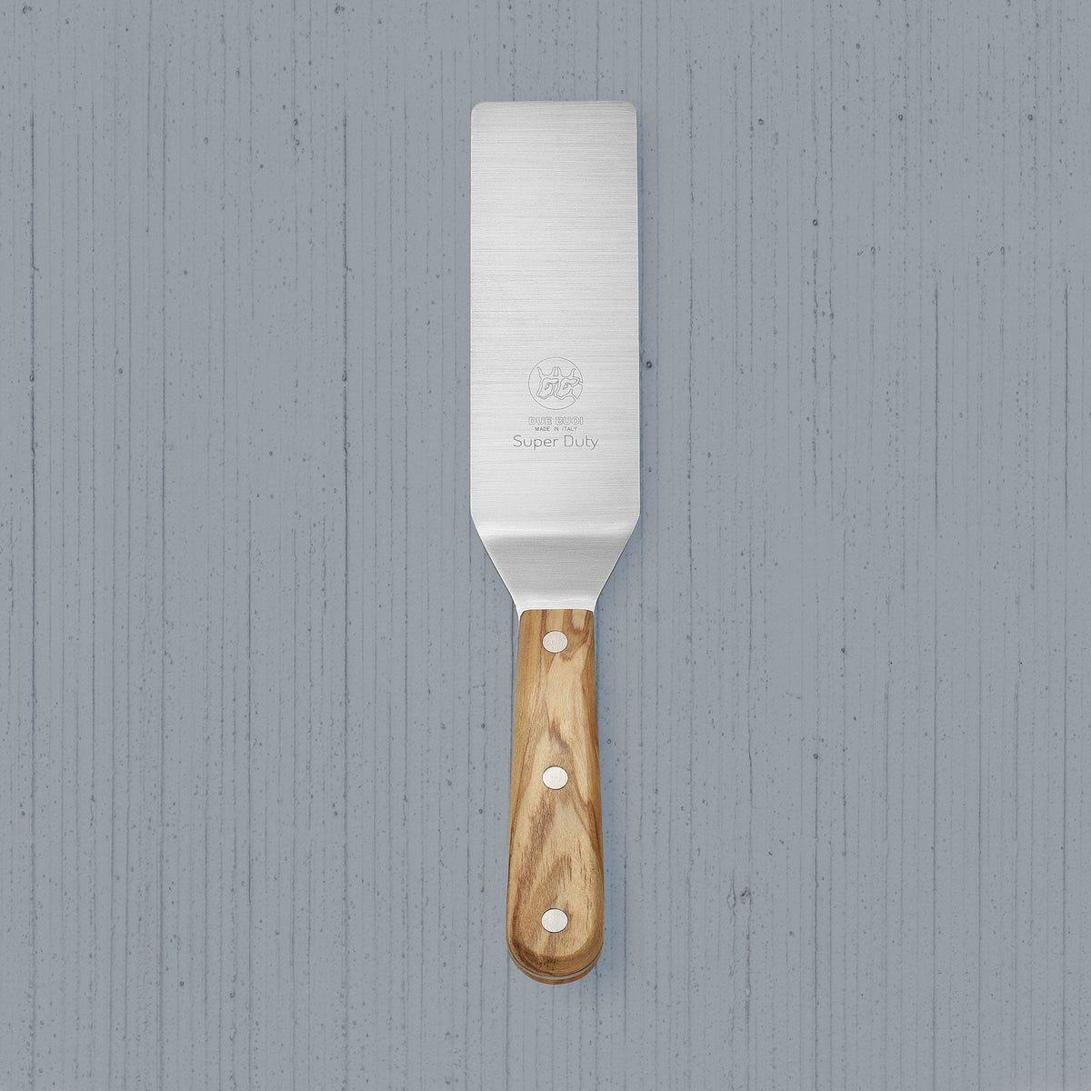 Super Duty Wide Offset Spatula - Olive Wood Handle | Due Buoi