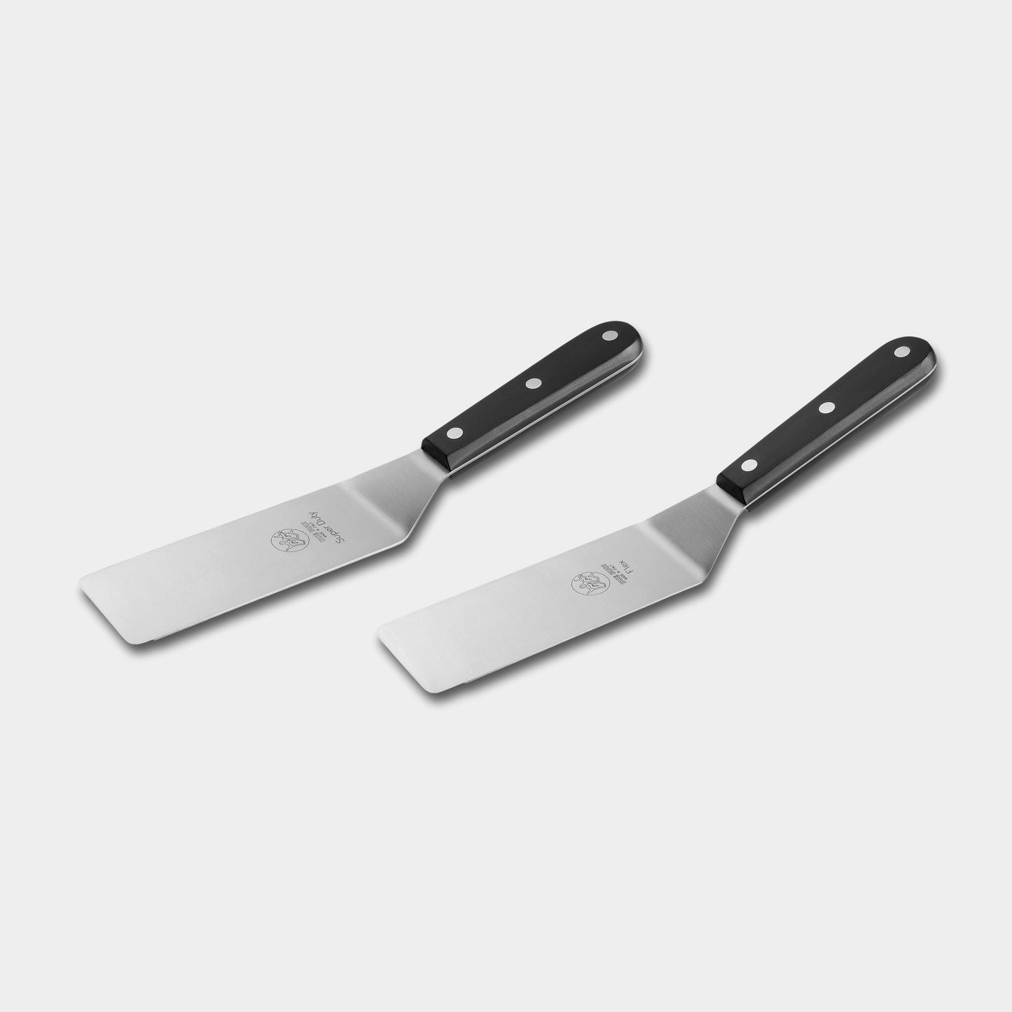 
                  
                    DUE BUOI | Super Duty Narrow Spatula & Flexible Narrow Spatula - Black Technical Polymer Handle
                  
                