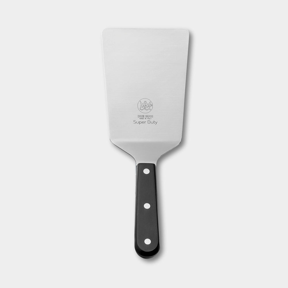 Super Duty Wide Spatula With 50% Thicker Blade Than a Regular One - Black Technical Polymer Handle | DUE BUOI