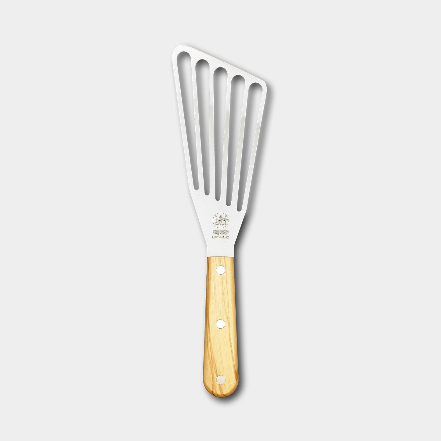 Flexible Turner Spatula - Left Handed - Olive Wood Handle