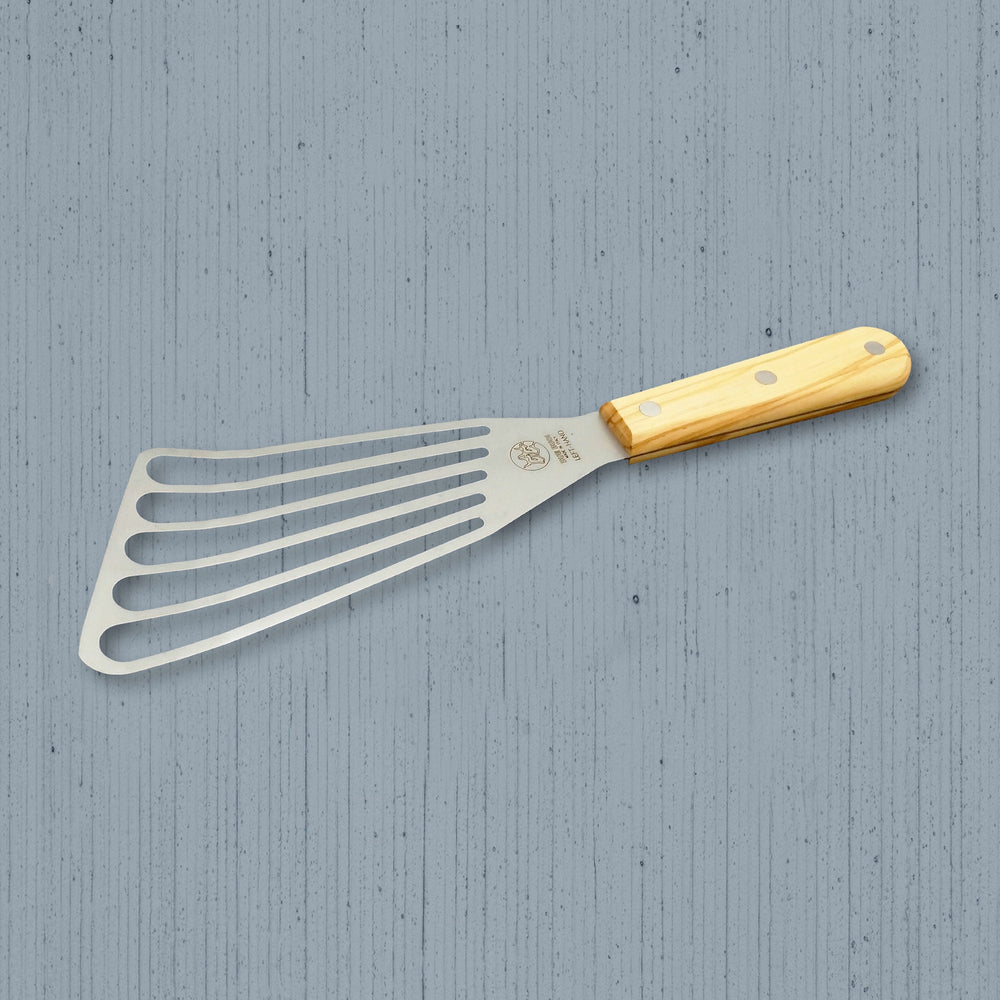DUE BUOI | Flexible Turner Spatula - Left Handed - Olive Wood