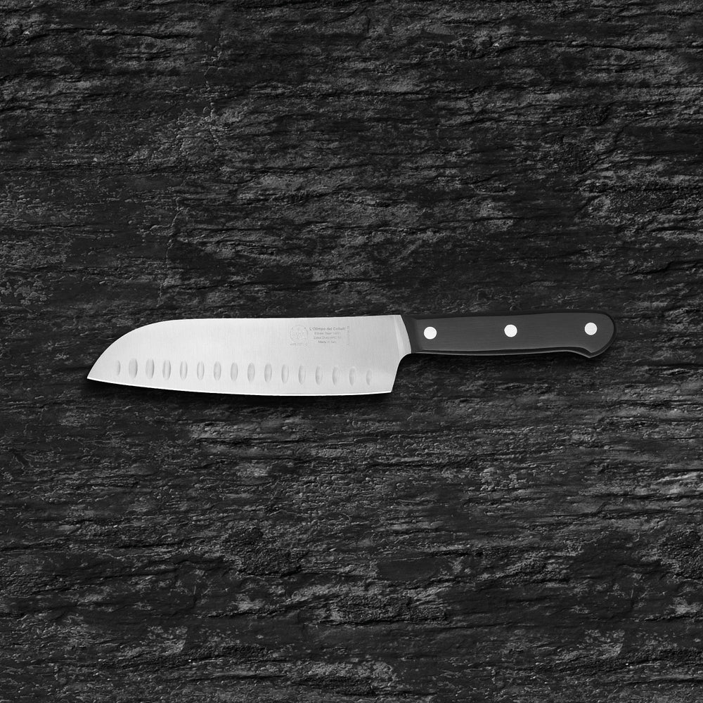 Santoku Kitchen Knife Hollow Edge - Blade 7.08