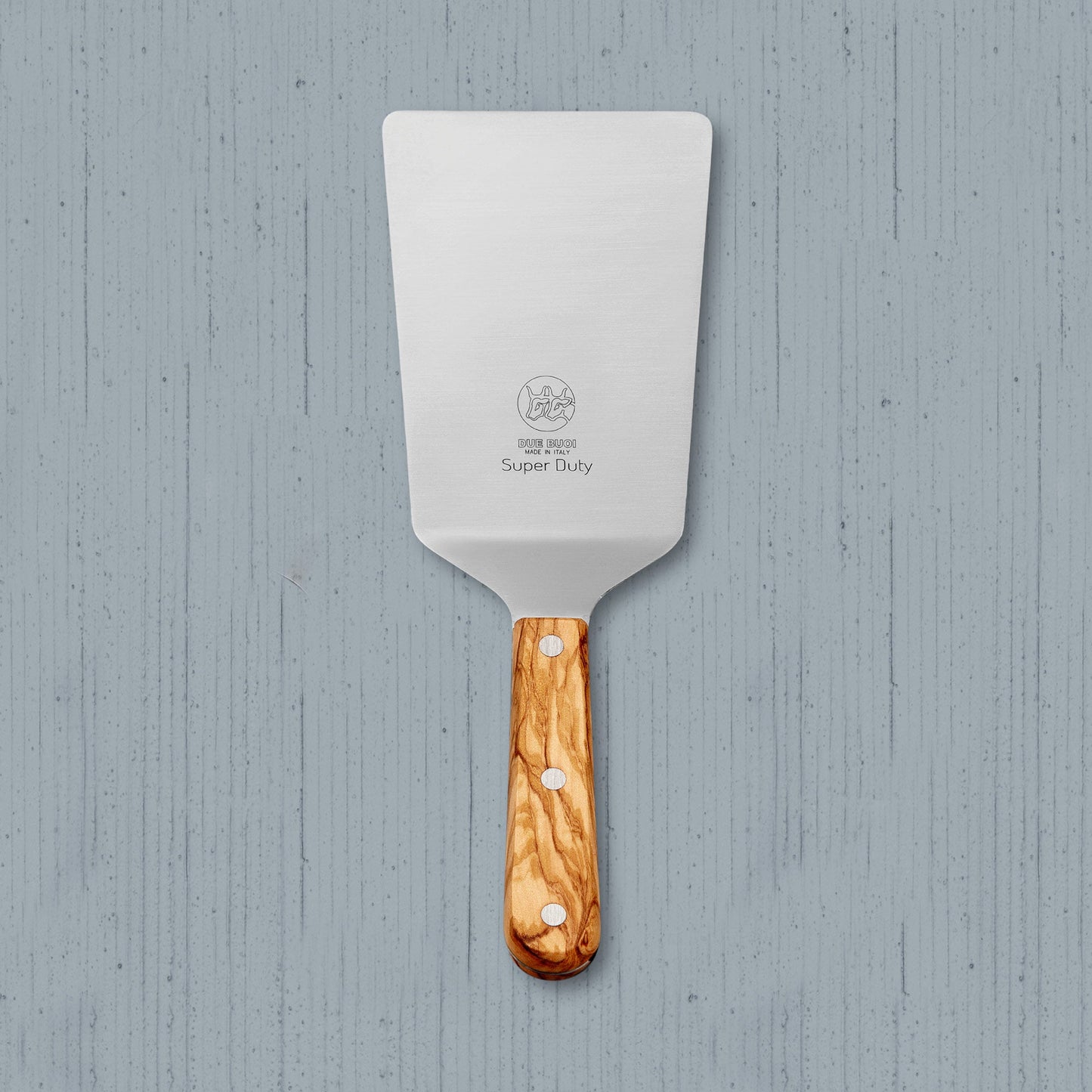 Set 2 Spatulas: Super Duty Narrow Spatula & Flexible Narrow Spatula - Olive Wood Handle | Due Buoi