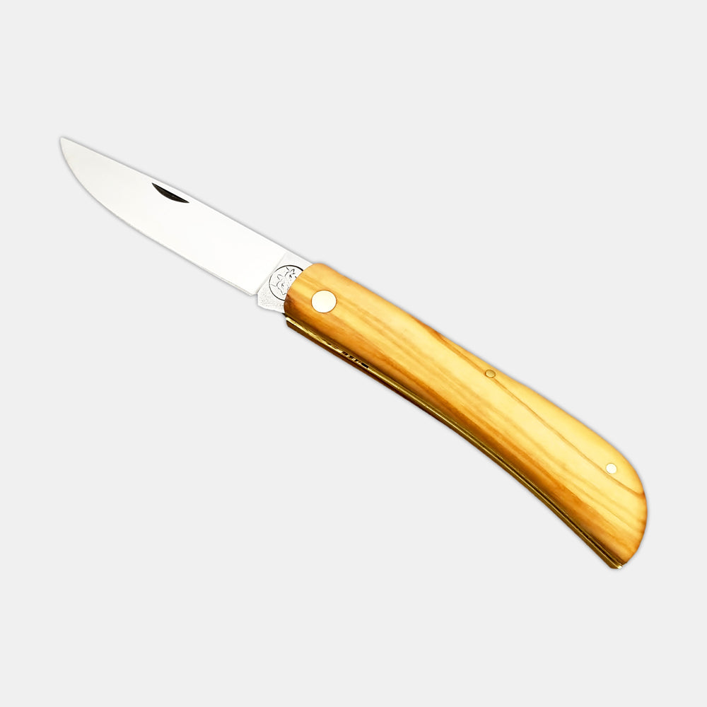 
                  
                    Folding Pocket Knife 231 in Stainless Steel Böhler N690 - Olive Wood Handle
                  
                