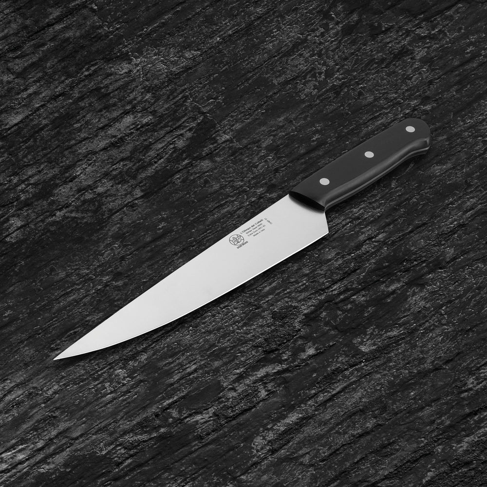 
                  
                    Chef Kitchen Knife - Blade 8.26" - N690 Stainless Steel - Hrc 60 - Black Technical Polymer Handle
                  
                