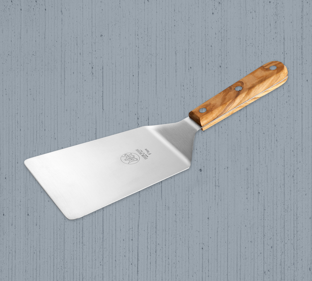 Wooden handle metal online spatula