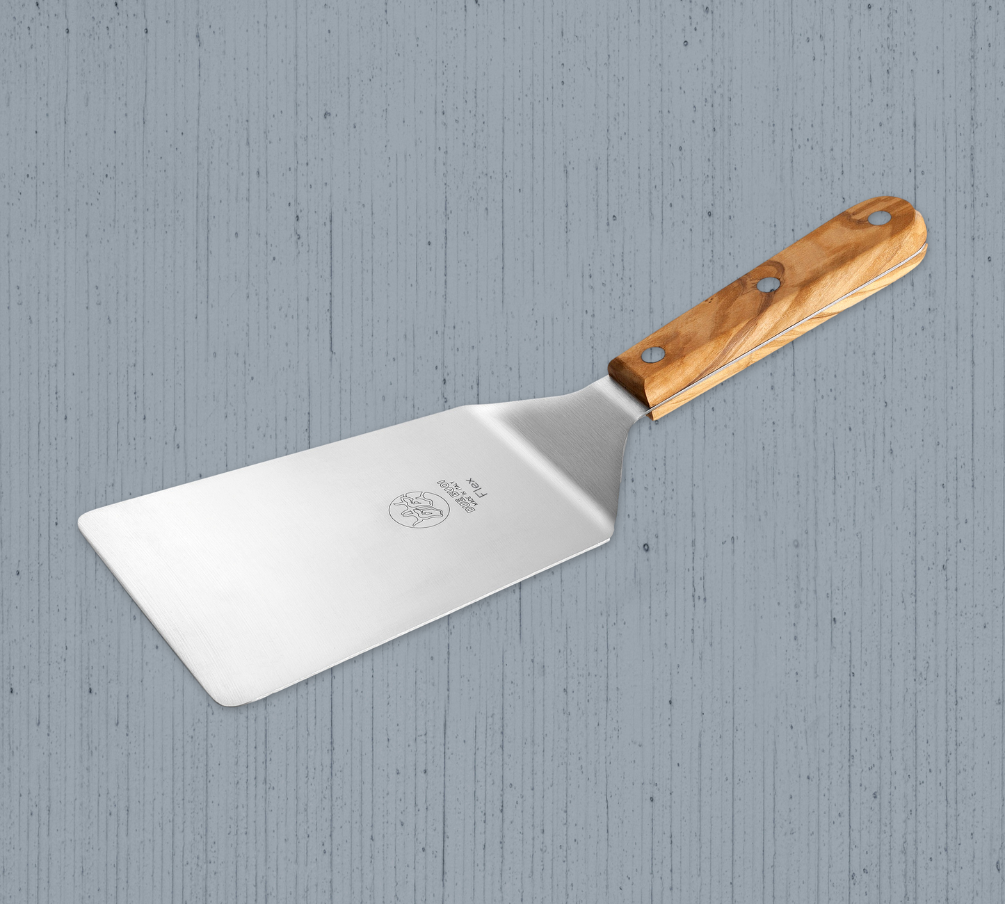 Deiss Pro Metal Spatula with Comfortable Wooden Handle - Kitchen