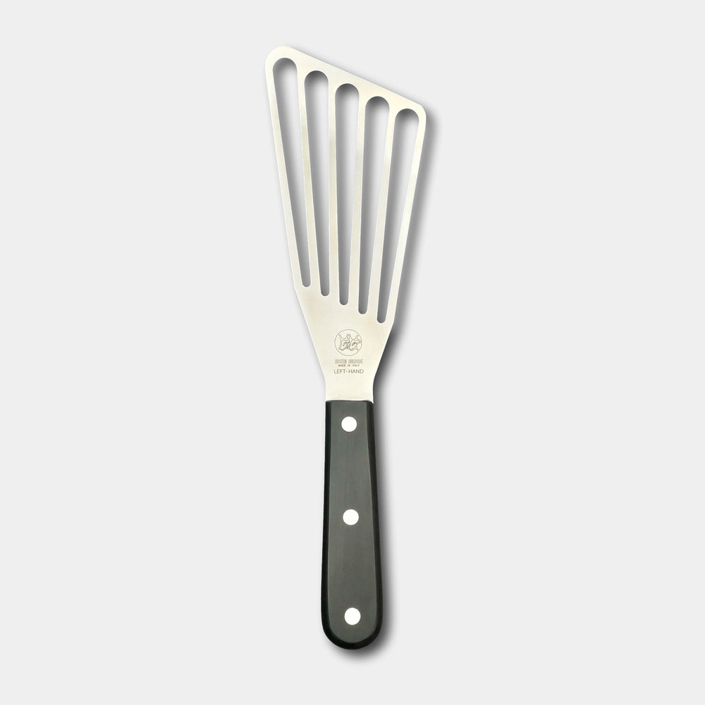 
                  
                    Slotted Turner Spatula - Left handed - Black Technical Polymer Handle | DUE BUOI
                  
                