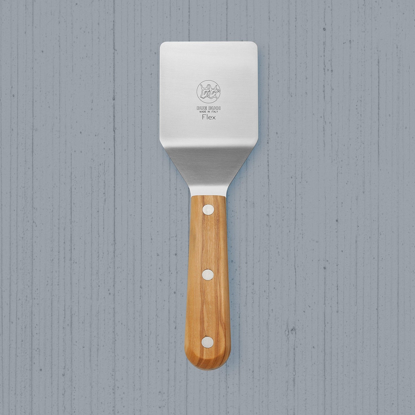 Wooden Handle Steel Spatulas Set | Due Buoi Spatula Store