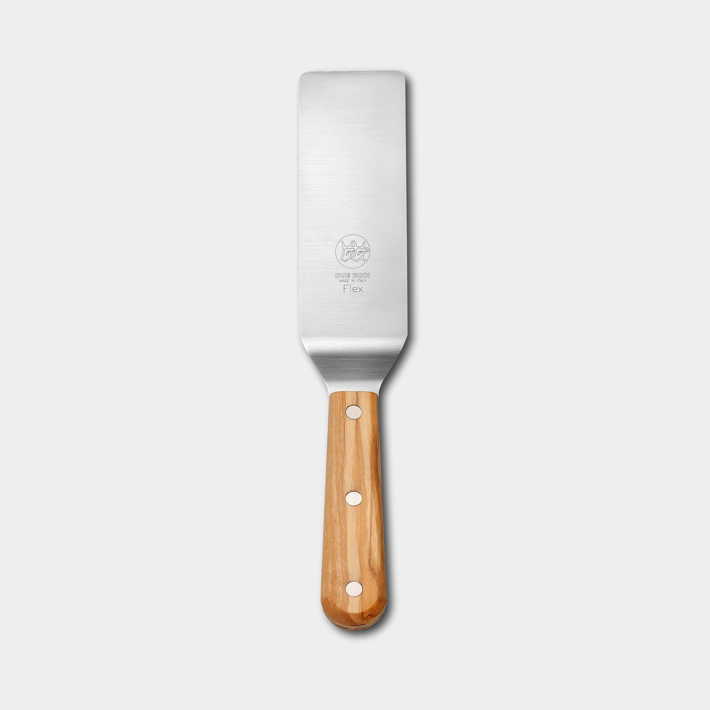 Due Buoi Offset Stainless Steel Icing Spatula