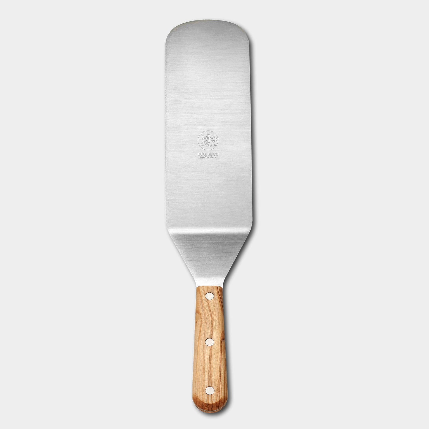 Set 2 Spatulas: Wide Spatula & Small Square Spatula - Olive Wood Handl –  Due Buoi Spatula