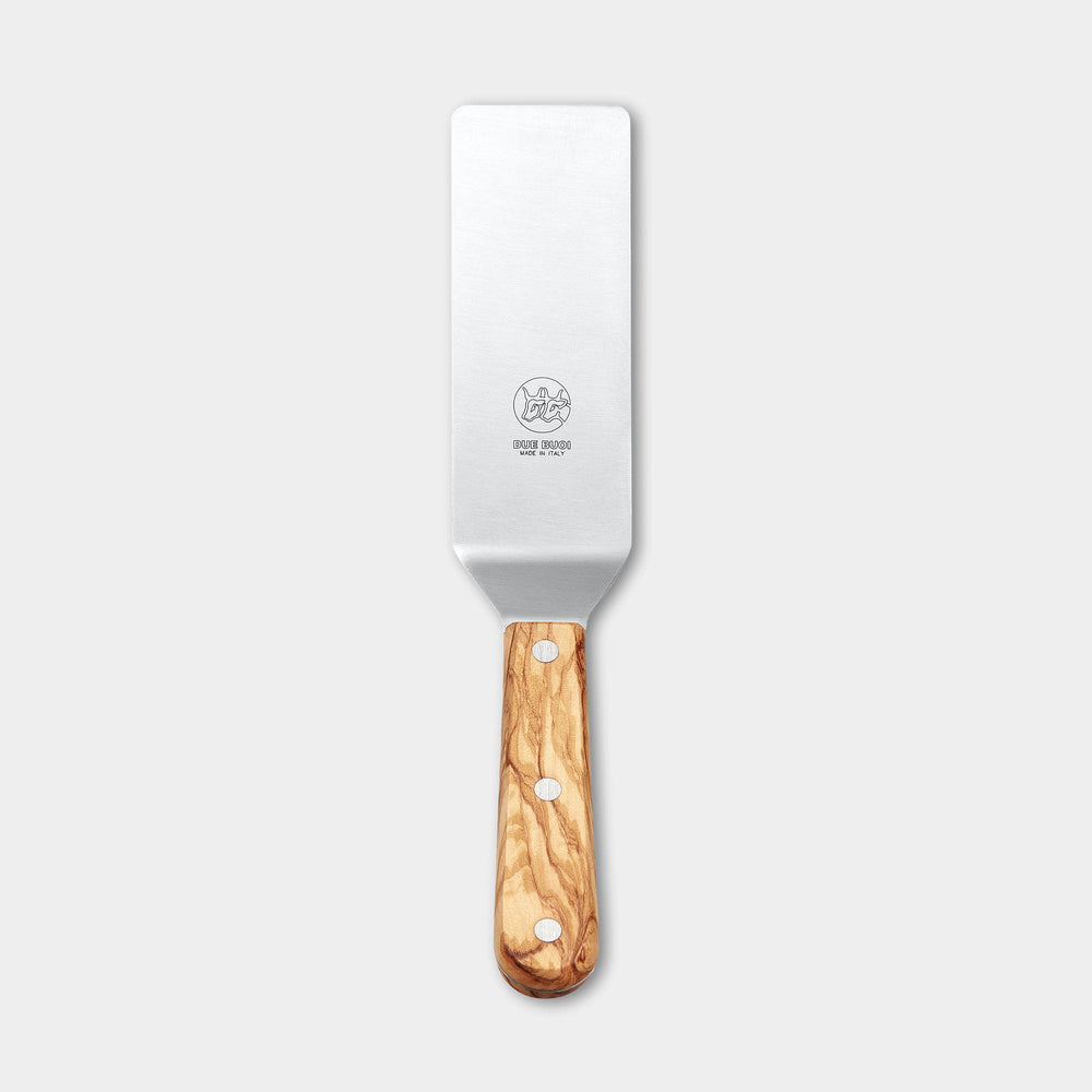 
                  
                    Set of 6 Stainless Steel Spatulas - Olive Wood Handle | DUE BUOI
                  
                