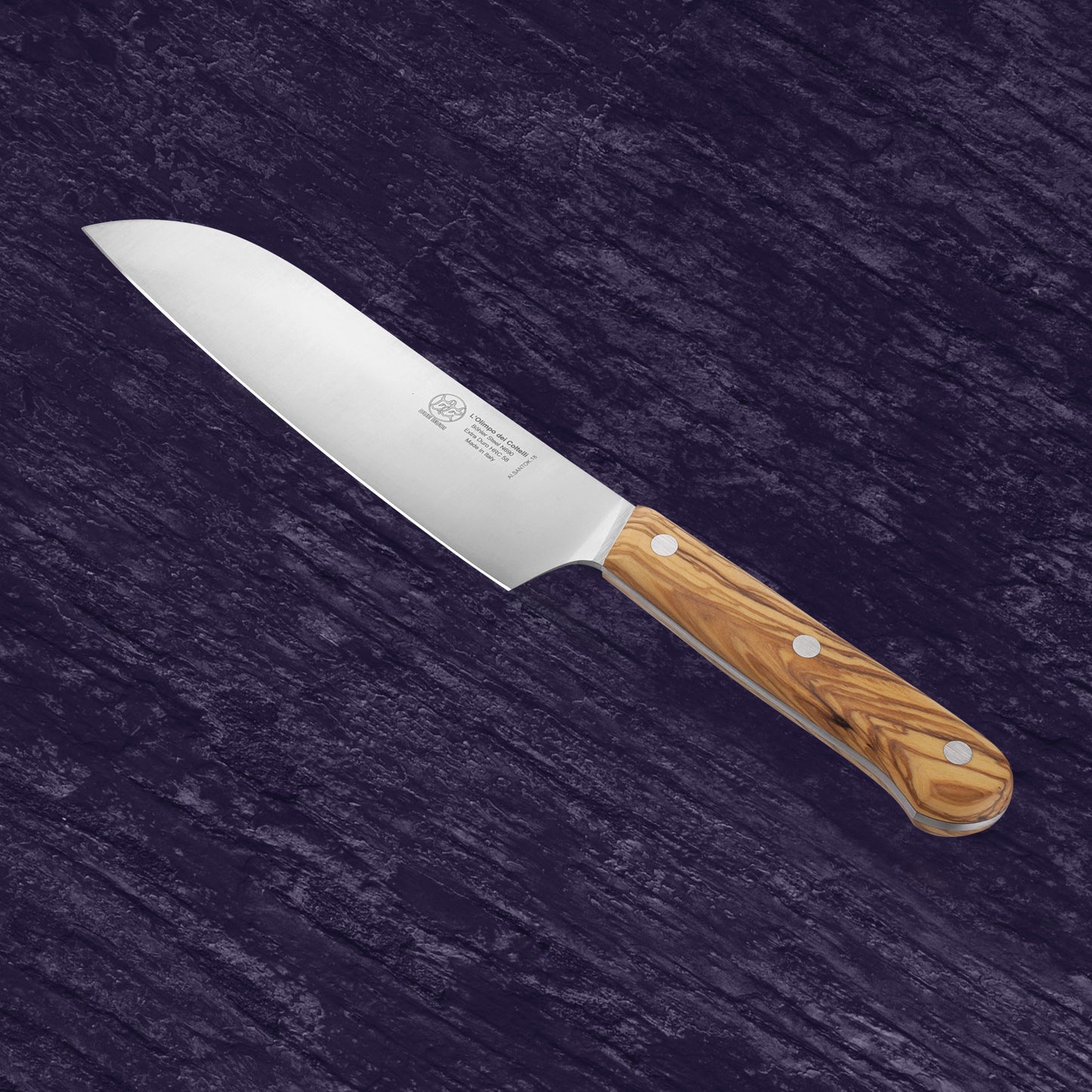 F.N. Sharp Damascus Steel Santoku Knife