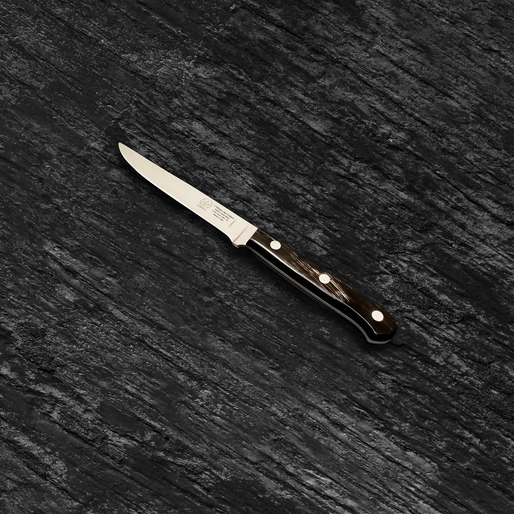 
                  
                    Steak Kitchen Knife - Blade 4.33" - N690 Stainless Steel - Hrc 58 - Buffalo Handle
                  
                