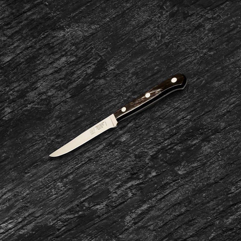 
                  
                    Steak Kitchen Knife - Blade 4.33" - N690 Stainless Steel - Hrc 58 - Buffalo Handle
                  
                