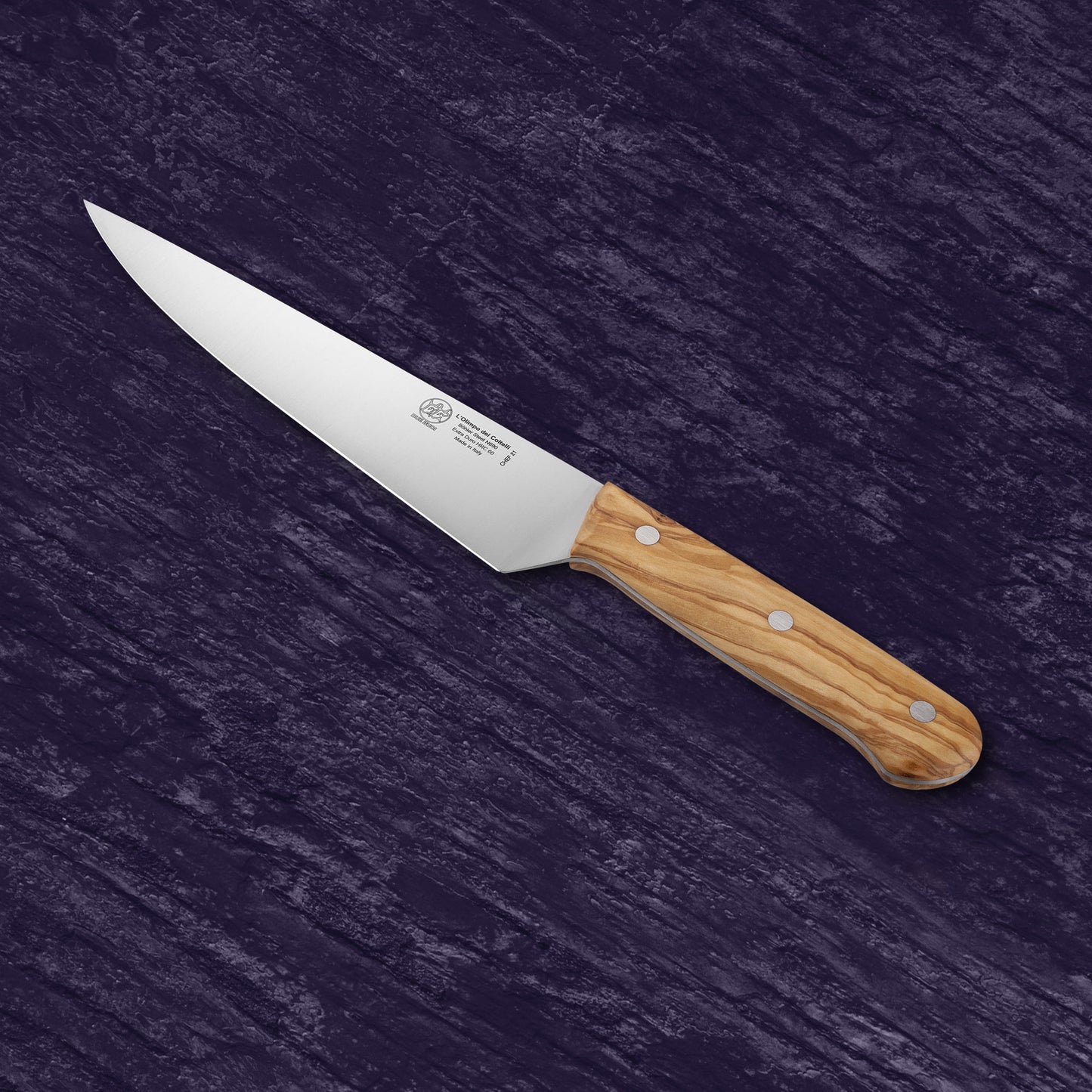 
                  
                    Chef Knife - Blade 8.26” - N690 Stainless Steel - Hrc 60 - Olive Wood Handle
                  
                