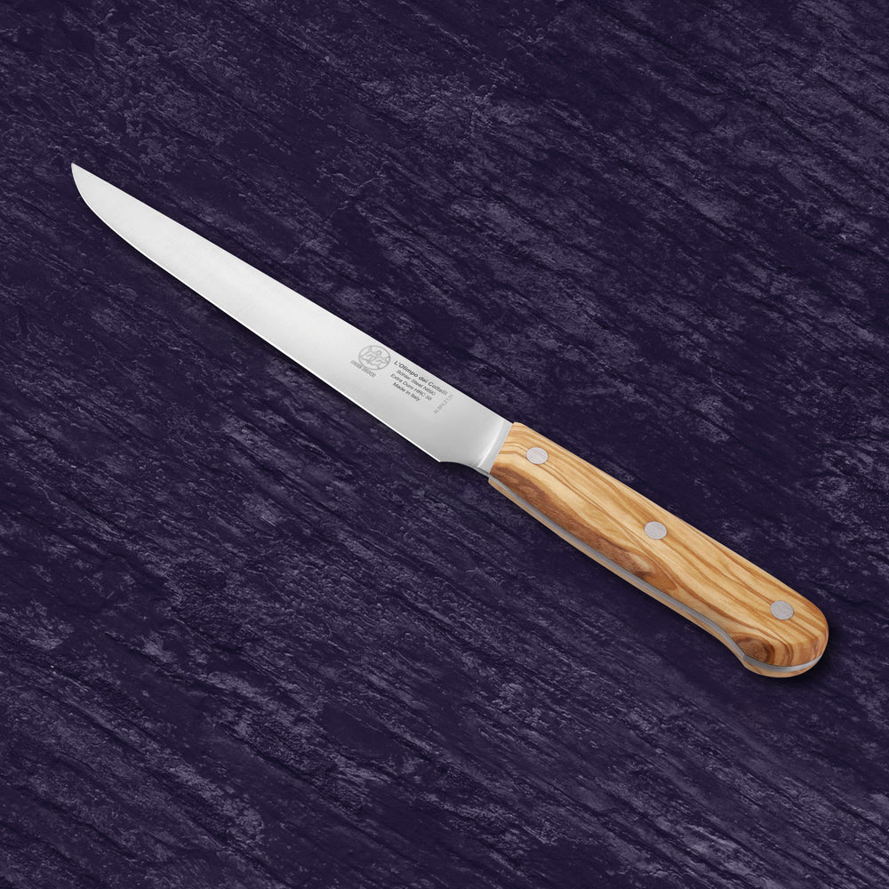 
                  
                    Carving Knife - Blade 8.26” - N690 Stainless Steel - Hrc 58 - Olive Wood Handle
                  
                
