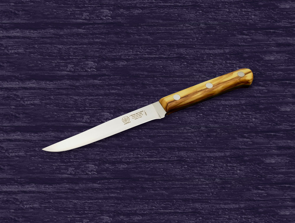 
                  
                    Steak Kitchen Knife - Blade 4.33” - N690 Stainless Steel - Hrc 60 - Olive Wood Handle
                  
                