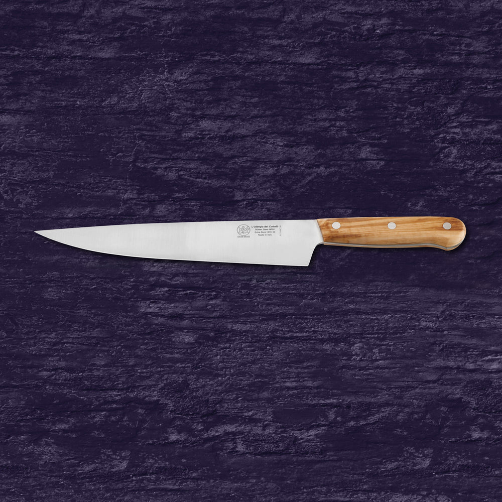 Chef Knife - Blade 9.04” - N690 Stainless Steel - Hrc 60 - Olive Wood Handle