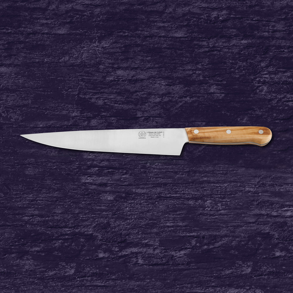 
                  
                    Chef Knife - Blade 9.04” - N690 Stainless Steel - Hrc 60 - Olive Wood Handle
                  
                