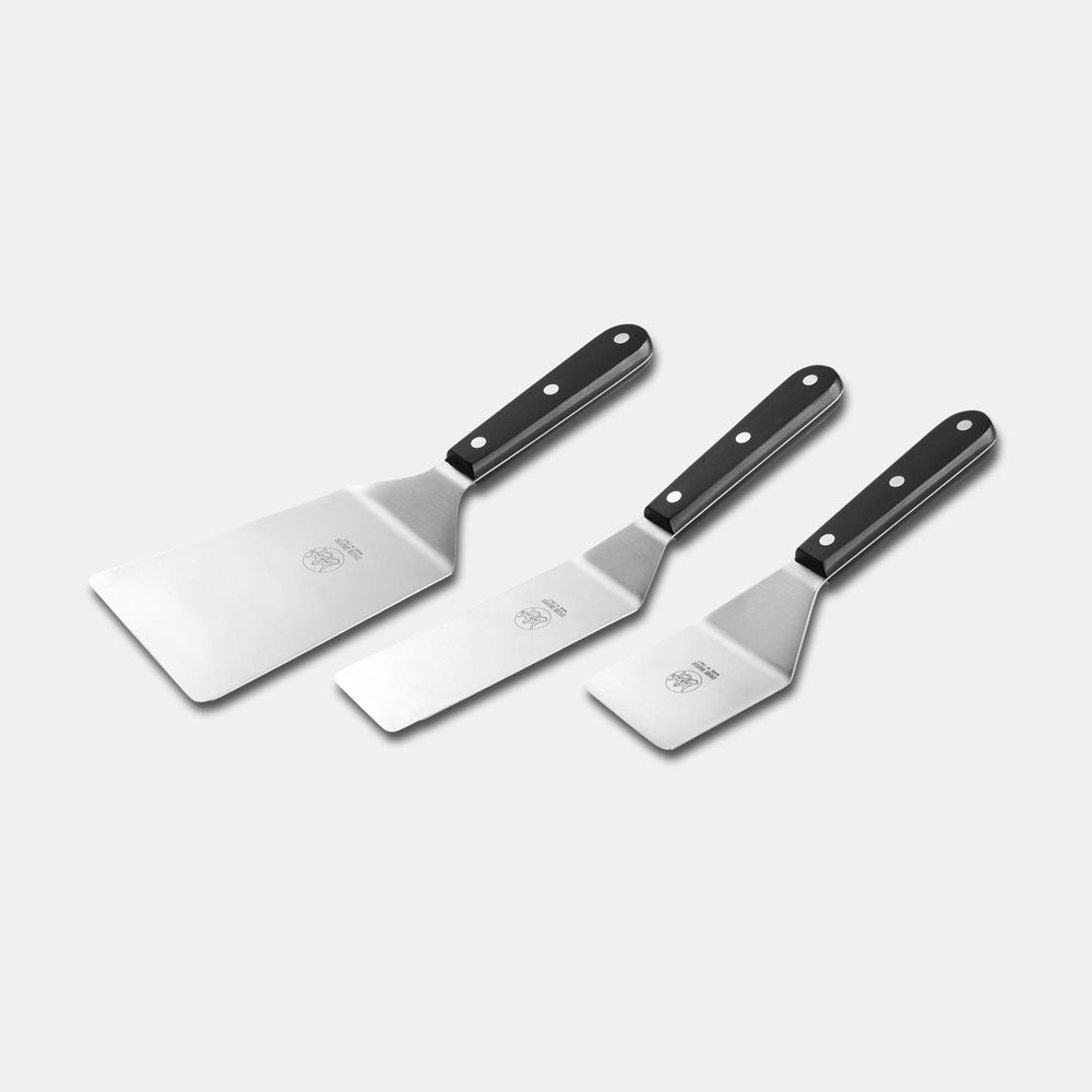 Set 3 Stainless Steel Grill Spatulas | Due Buoi Spatula Store