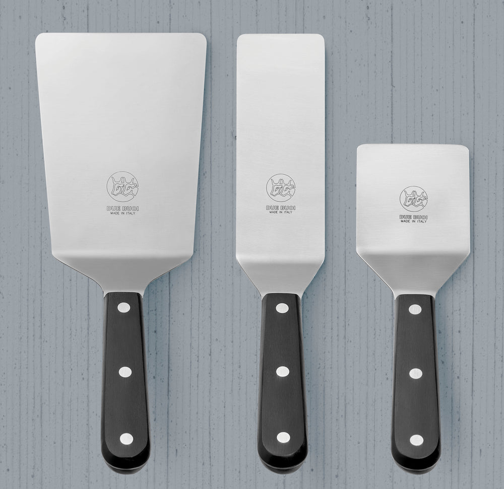 Set 3 Stainless Steel Grill Spatulas | Due Buoi Spatula Store