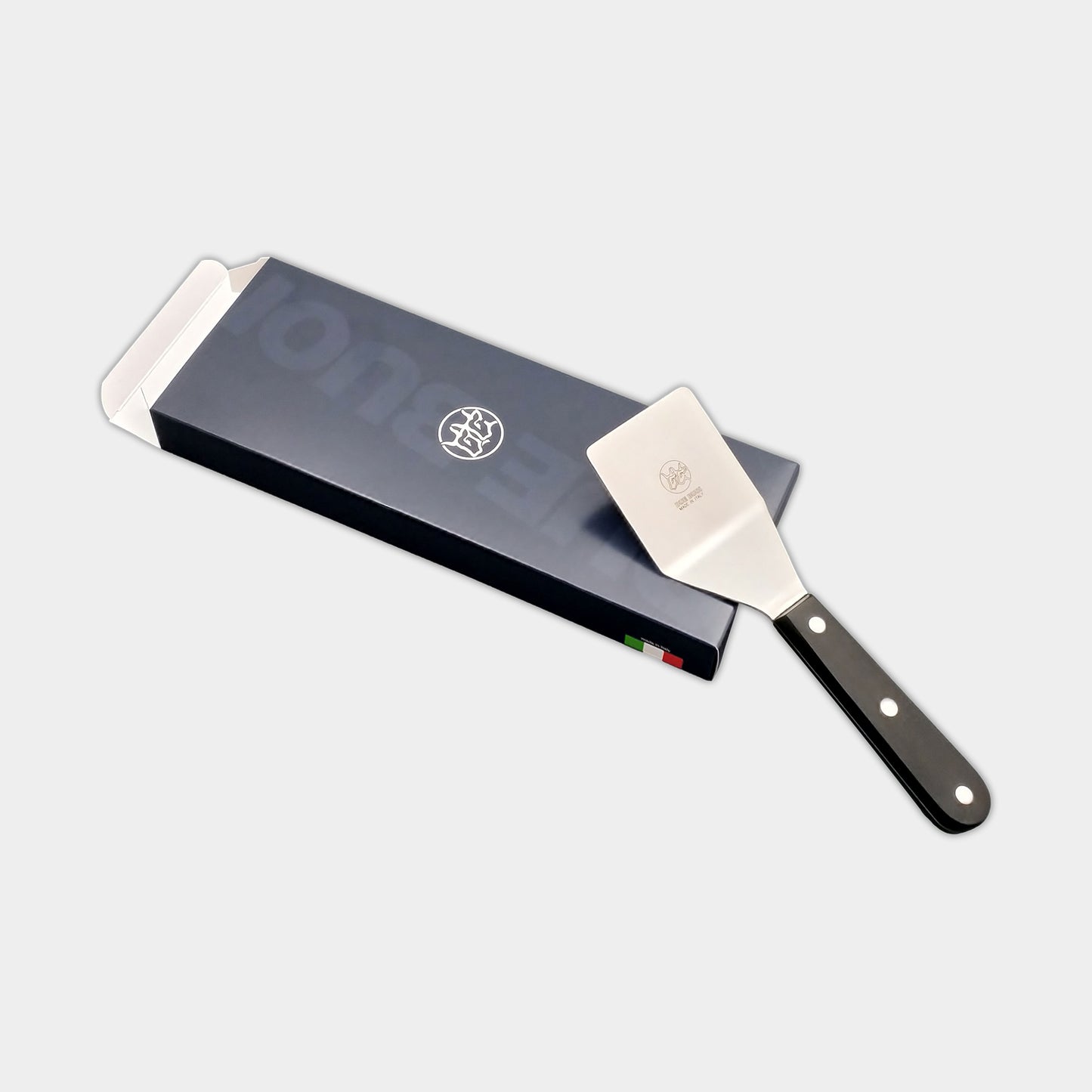 
                  
                    Mini Square Turner Spatula - Black Technical Polymer Handle | DUE BUOI
                  
                