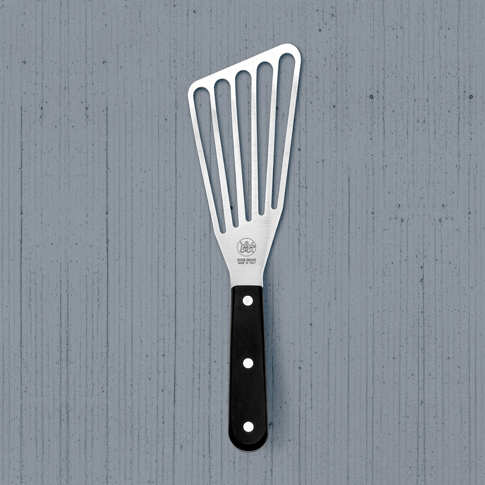 
                  
                    Slotted Turner Spatula - Black Technical Polymer Handle | DUE BUOI
                  
                