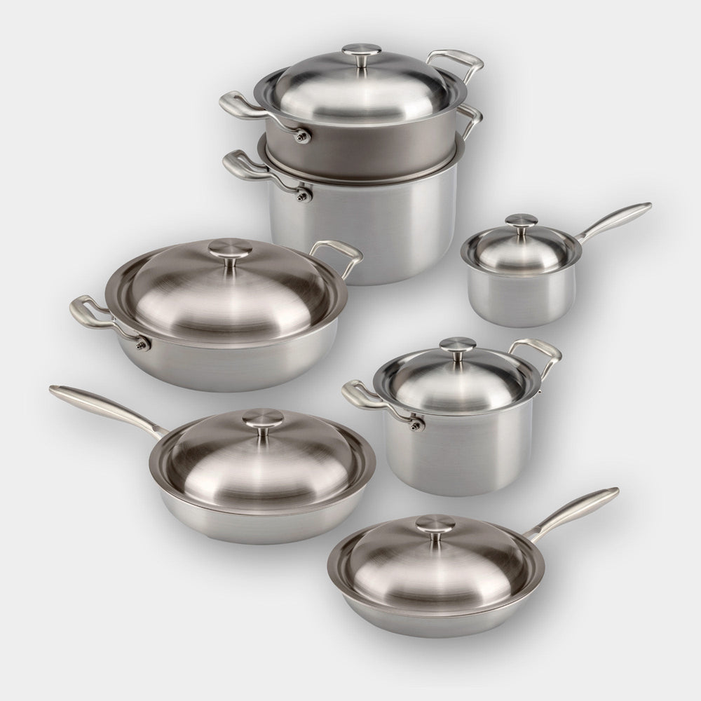 Pots and Pans Set, 7 Piece Nonstick Ceramic Cookware Set, Non Toxic  Induction Pots and Pans