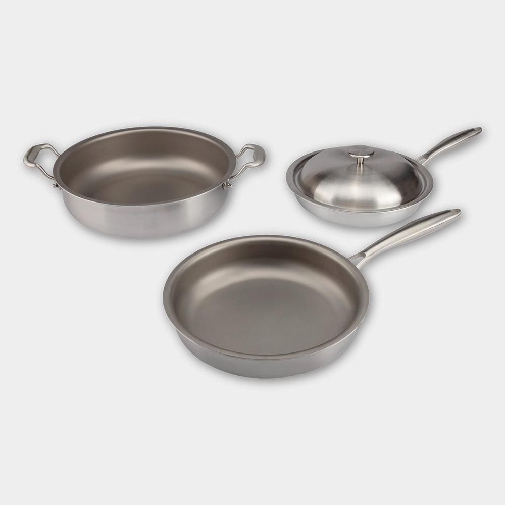 Triple Steel Cookware Set, 6 Piece