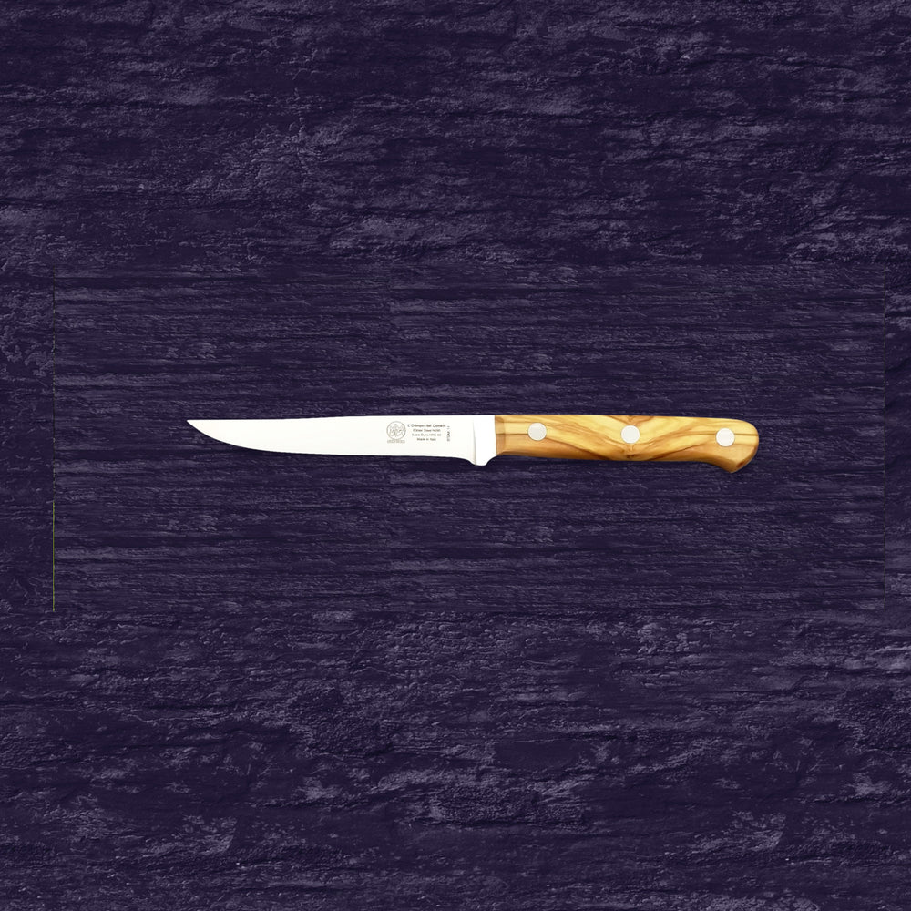 
                  
                    Steak Kitchen Knife - Blade 4.33” - N690 Stainless Steel - Hrc 60 - Olive Wood Handle
                  
                